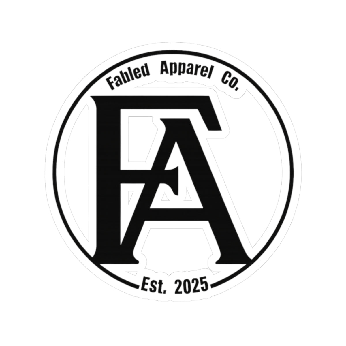 Fabled Apparel Co Sticker