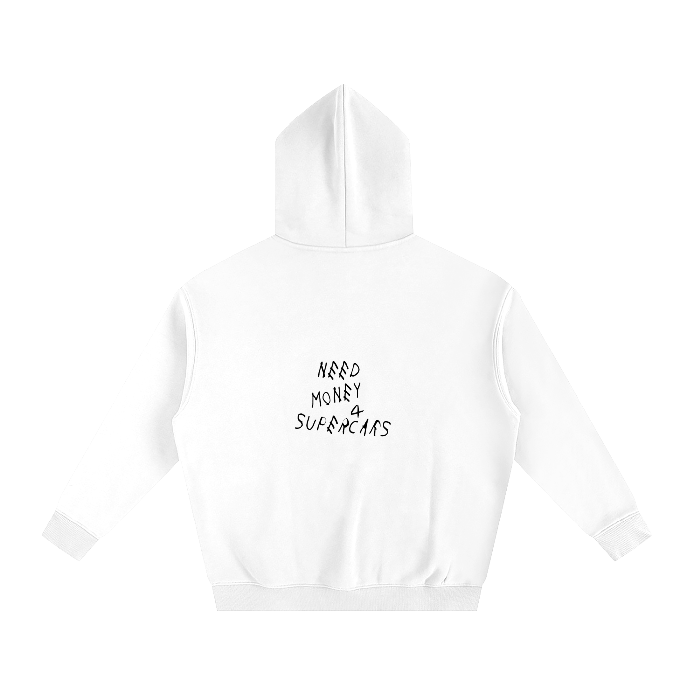 Need Money 4 Supercars Oversize Hoodie