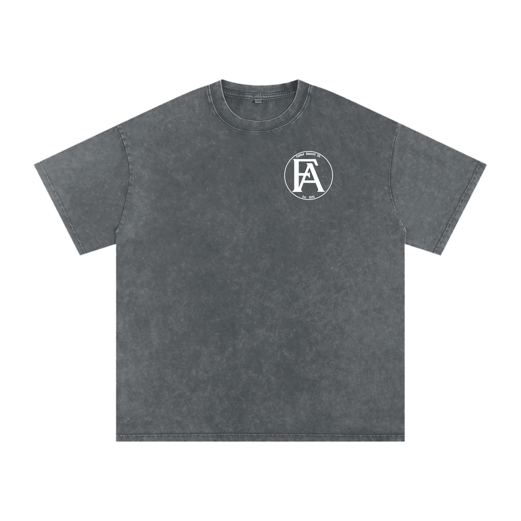 Pray Hard Acid Wash Tee